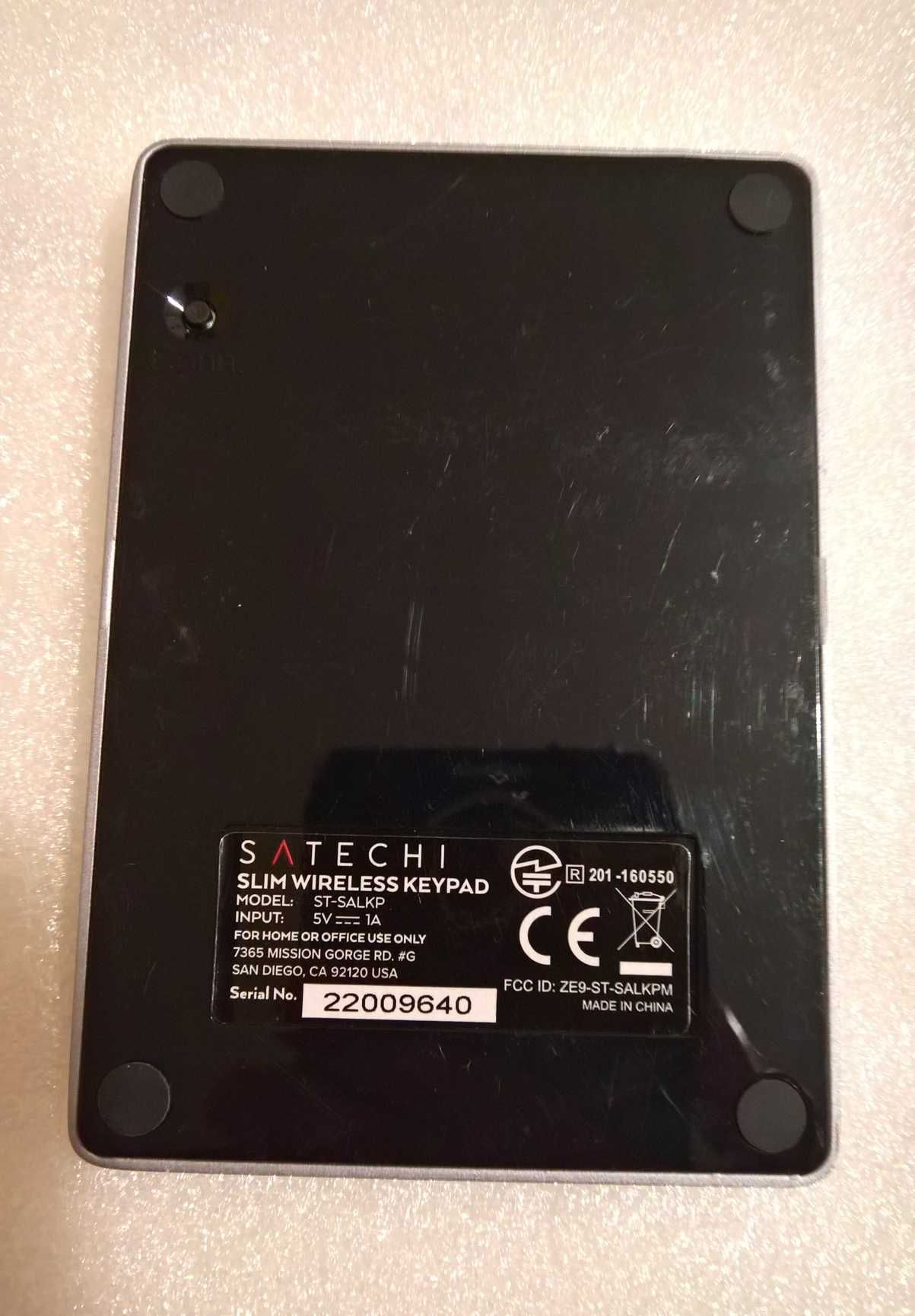 Klawiatura numeryczna bezprzewodowa Satechi ST-SALKPM Bluetooth