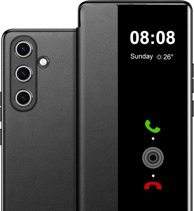 Etui na Samsung Galaxy A55 Clear View Flip skórzane