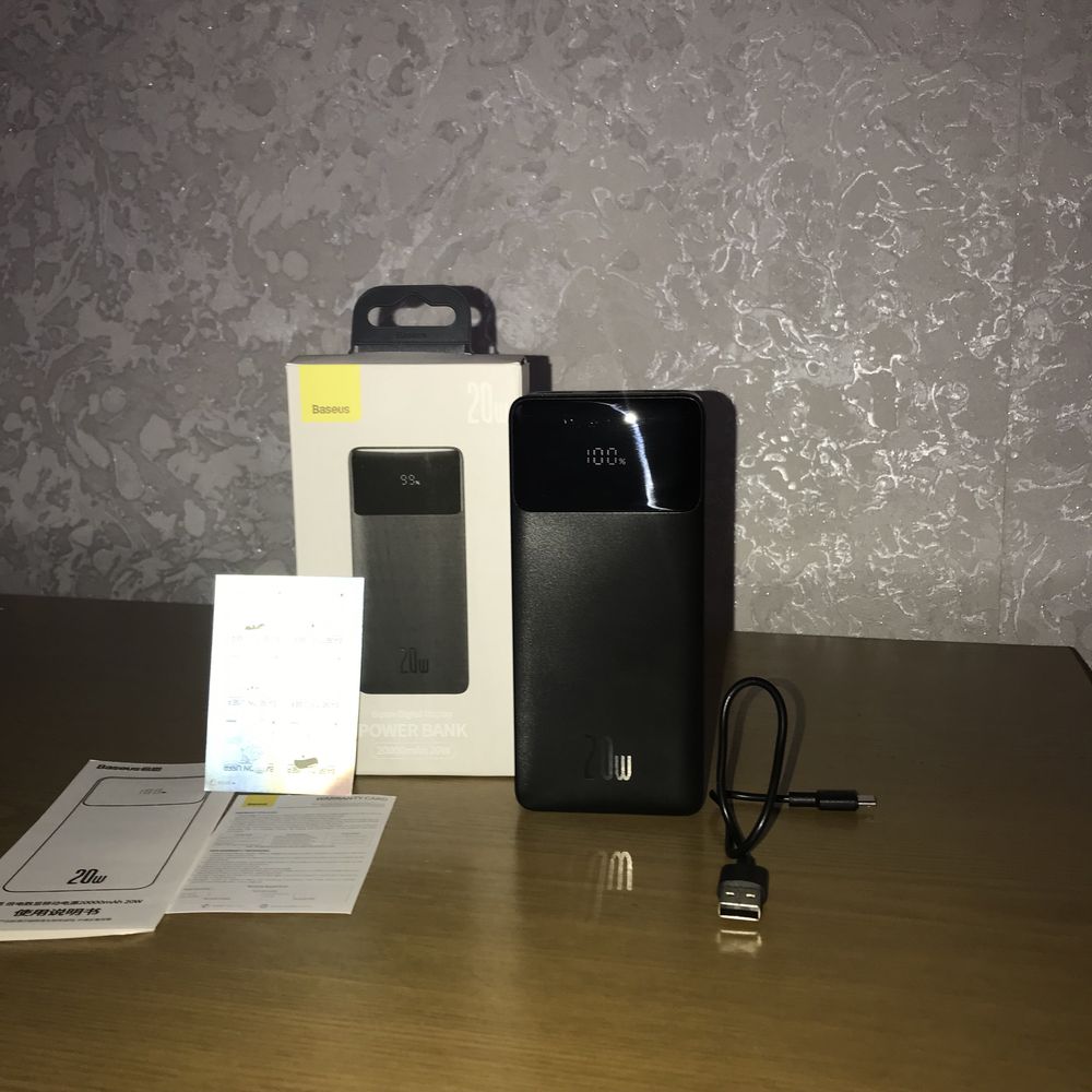 Продам нові Power Bank Baseus 20000mAh 20w