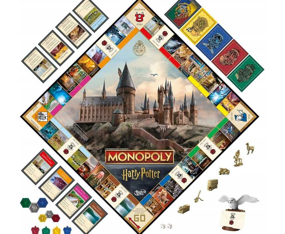 Gra planszowa Monopoly Harry Potter Hasbro - wersja WŁOSKA !!!