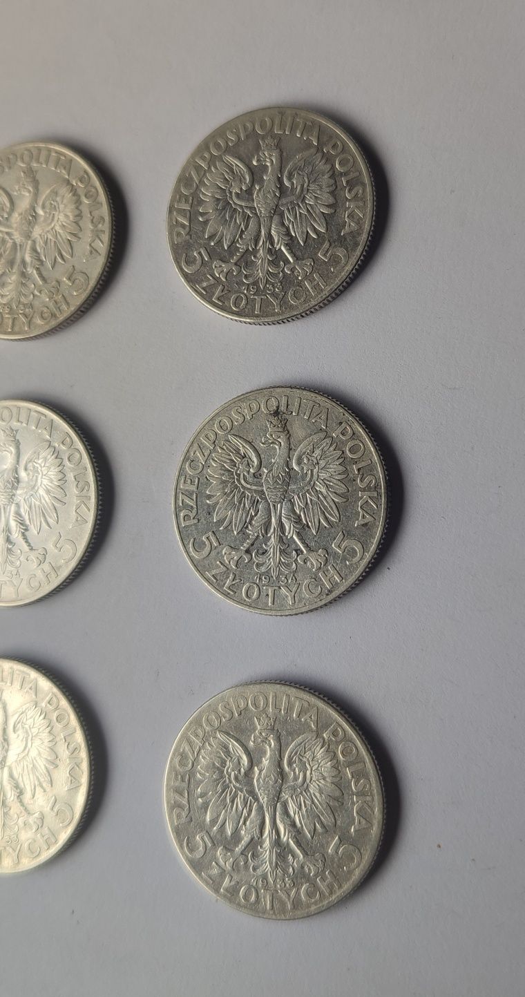 Srebrne monety II RP 5 złotych