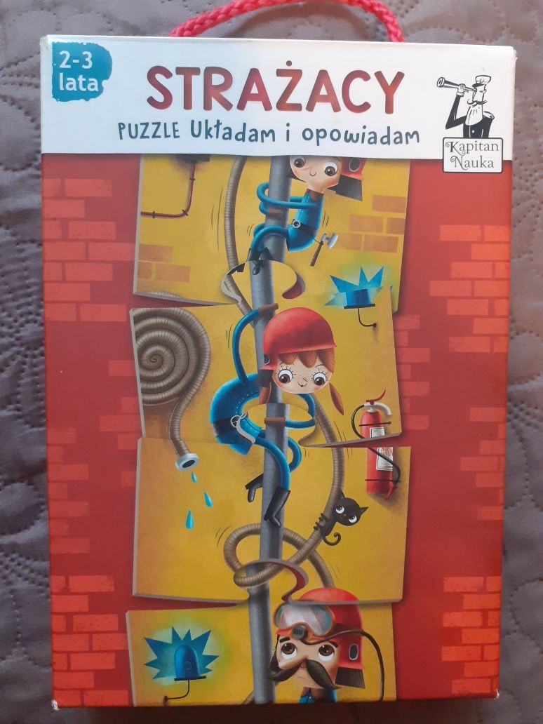 Strażacy puzzle 10 układam I opowiadam