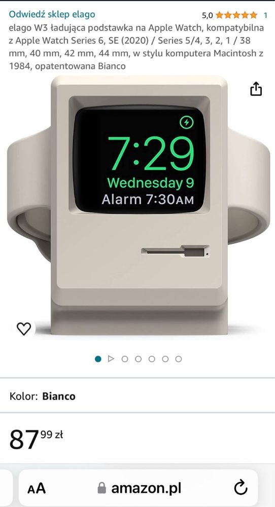 Dock do ładowania Apple Watch