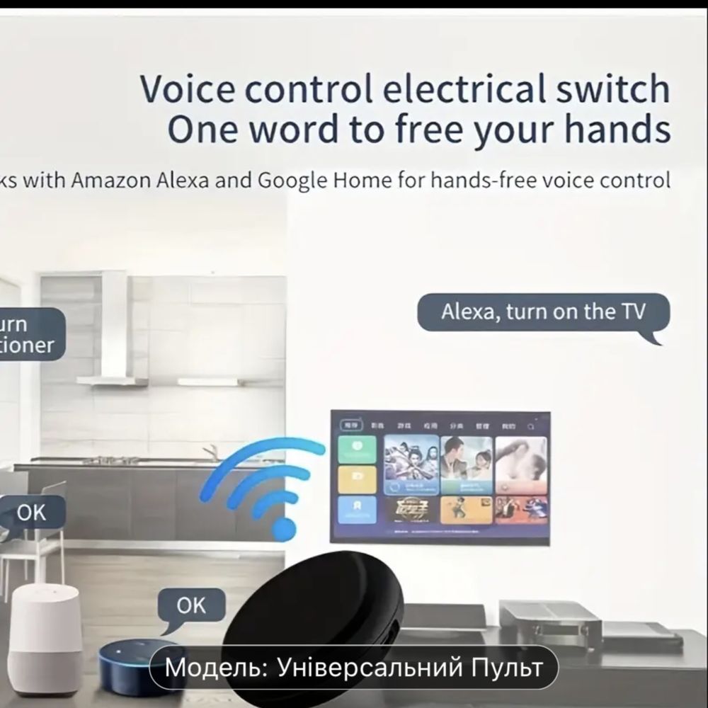Розумний Універсальний пульт дистанційного керування Yours WiFi IR