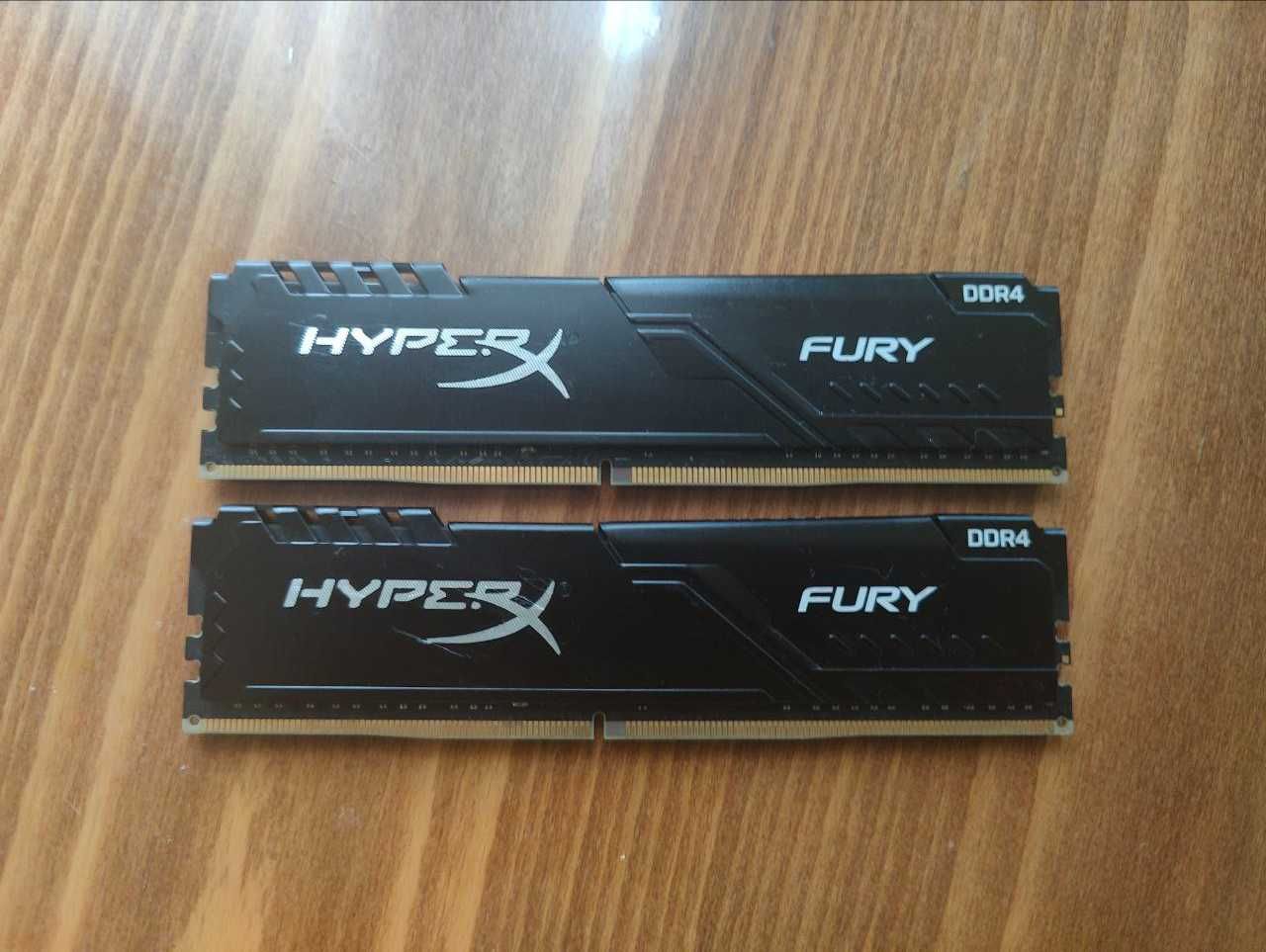 Oперативна пам'ять Kingston Fury DDR4 8 Gb 2 шт