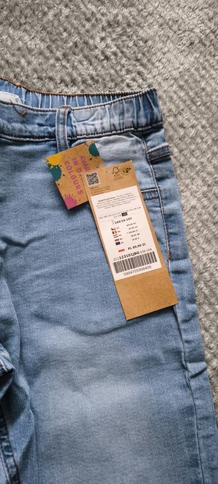 Nowe spodnie jeansowe coccodrillo r. 164