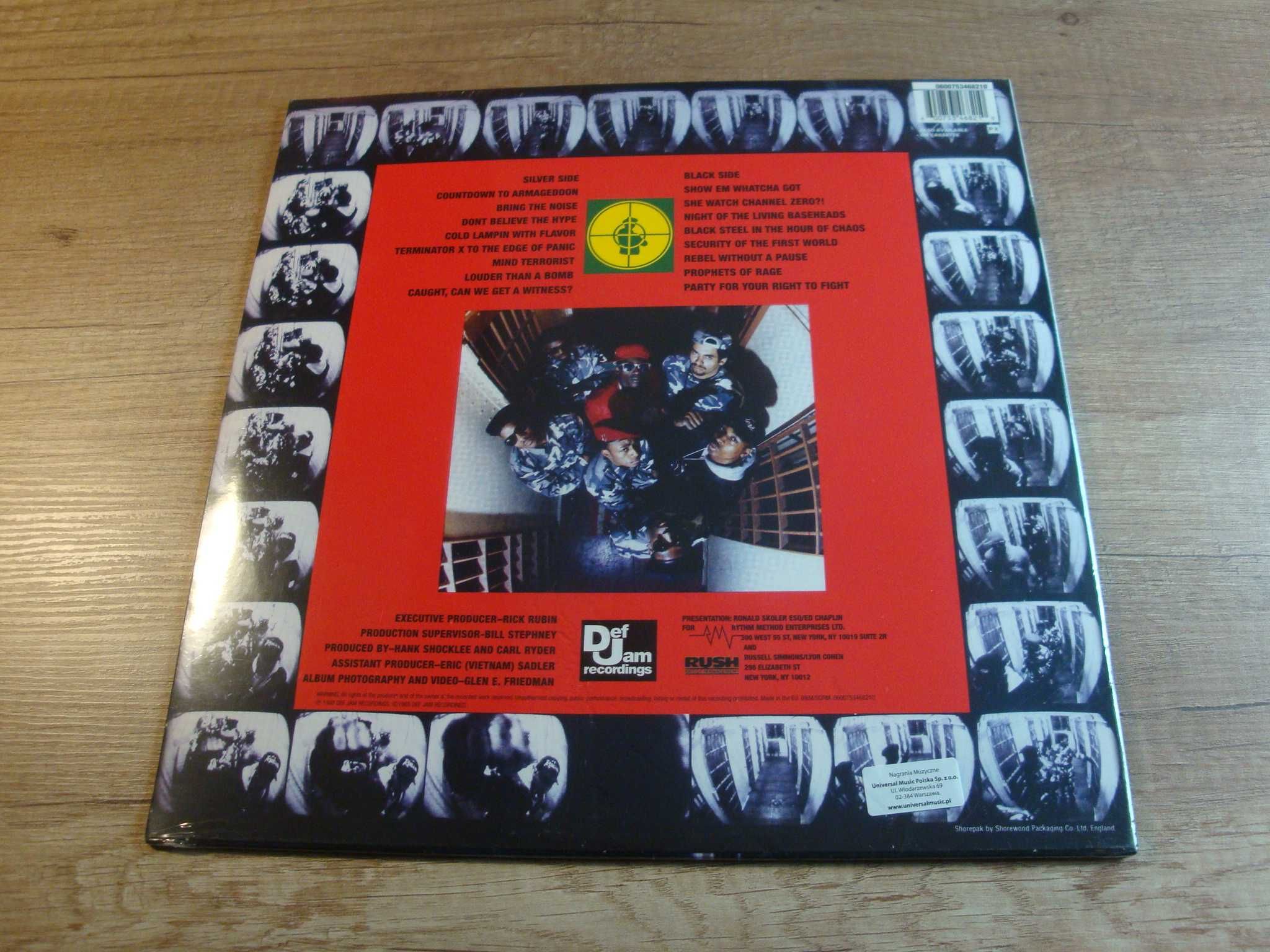 Public Enemy - It Takes A Nation Of Millions LP 180 Gram NOWA folia