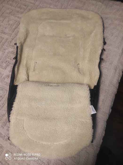 Зимовий конверт-чохол For Kids на овчині в коляску, на санки