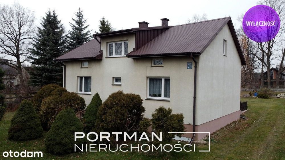 Dom w bliskim sąsiedztwie rzeki i lasu.