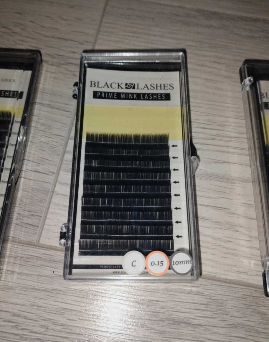 Rzęsy Black Lashes 5 kasetek 0.15 skręt C