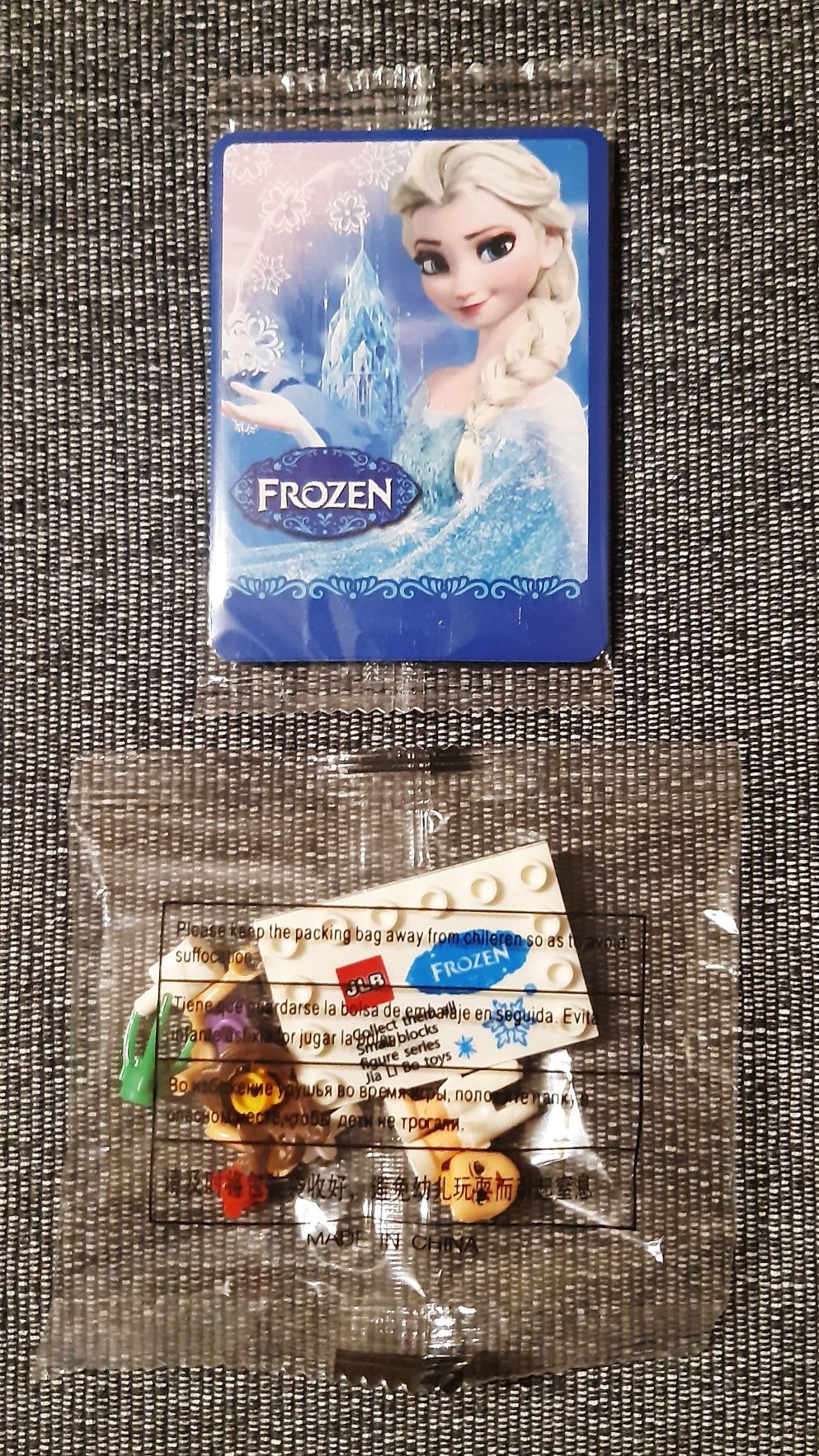 NOWE Klocki figurka + karty Kraina Lodu / Frozen