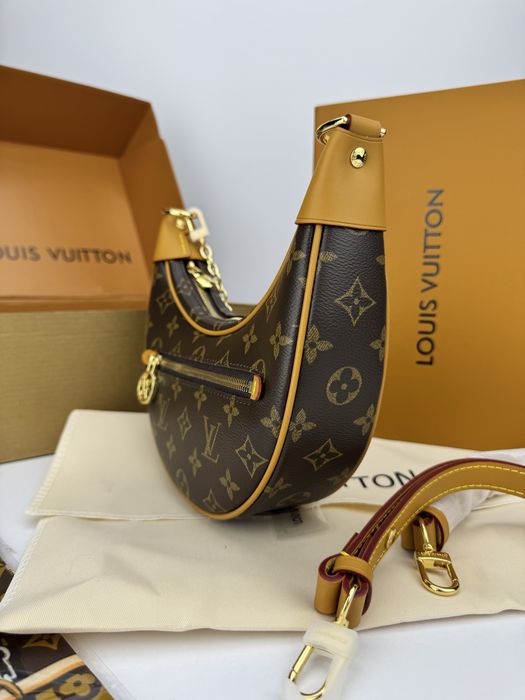 Сумка Louis Vuitton Loop Brown шкіра | коричнева