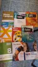 8 ano livros várias disciplinas manuais e actividades.