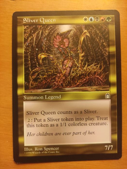 Carta magic Sliver queen em bom estado para venda