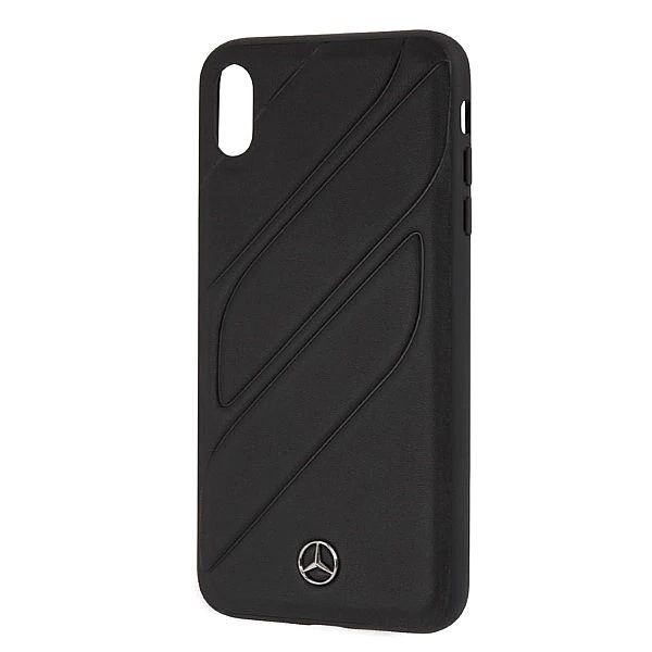 Etui Mercedes New Organic I na iPhone XS Max - czarne
