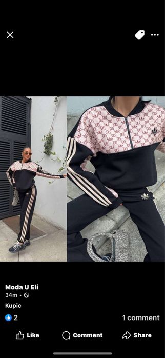Dres gg&adidas piekny rozmiar S
