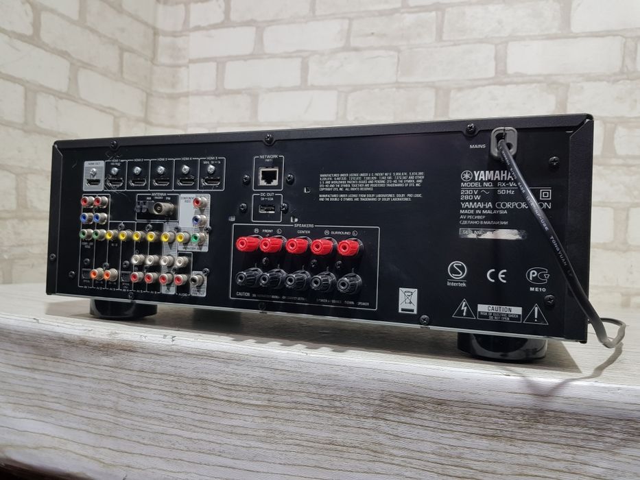 5.1 AV ресивер YAMAHA RX-V475, *5 115 Вт, FLAC, 4К,AirPlay,HDMI, USB