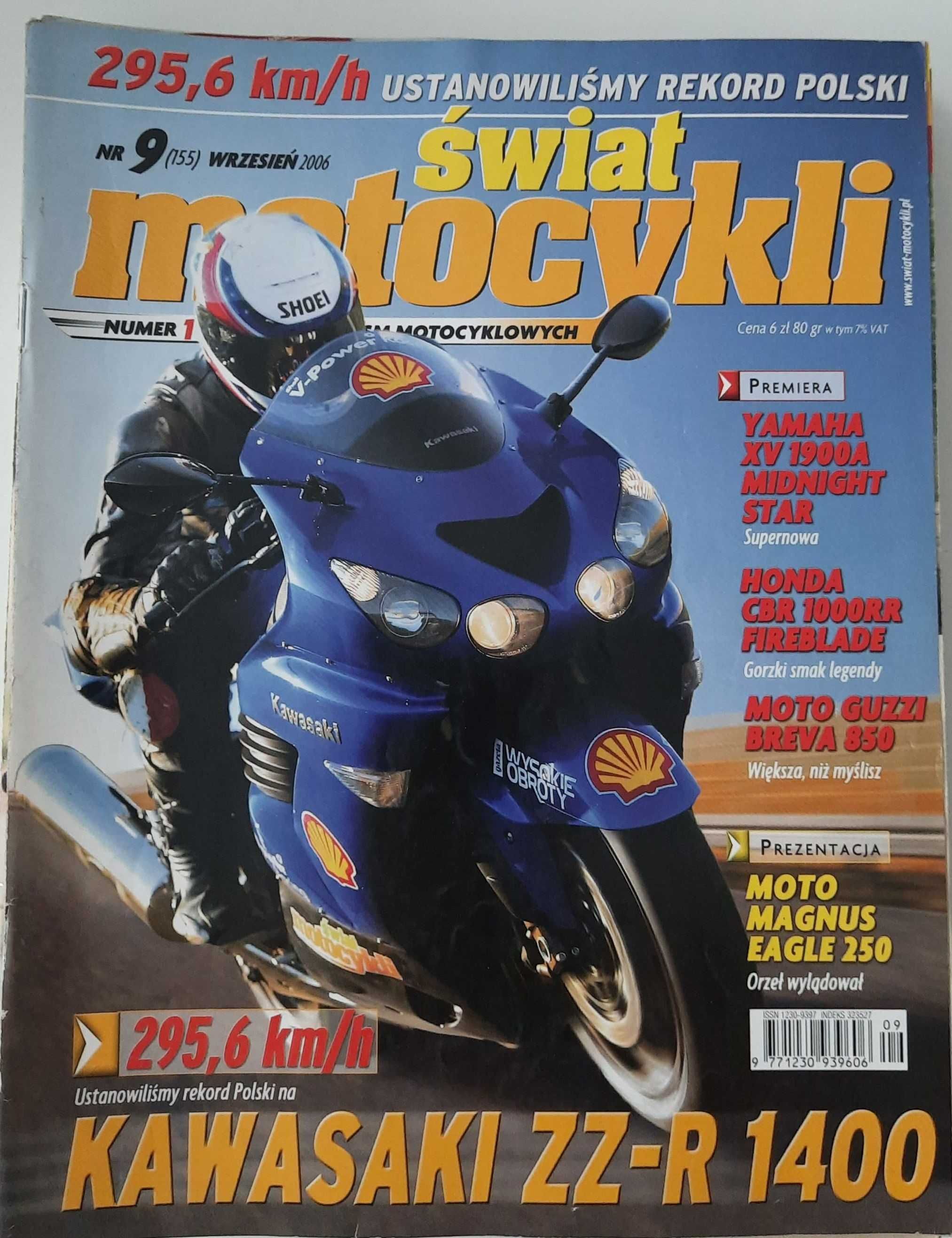 ŚWIAT MOTOCYKLI nr. 9/2006 archiwum