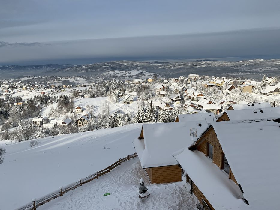 Sylwester w górach Dom w górach Chata Beskidy Nowy Rok Balia Jacuzzi