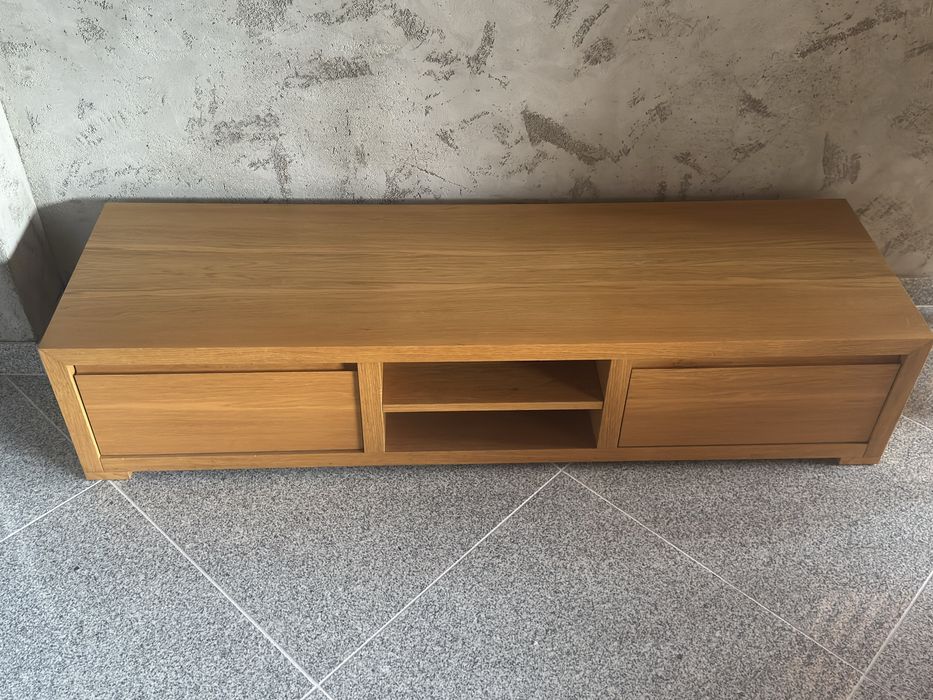 Szafka pod TV  plyta fornirowana dębowa
