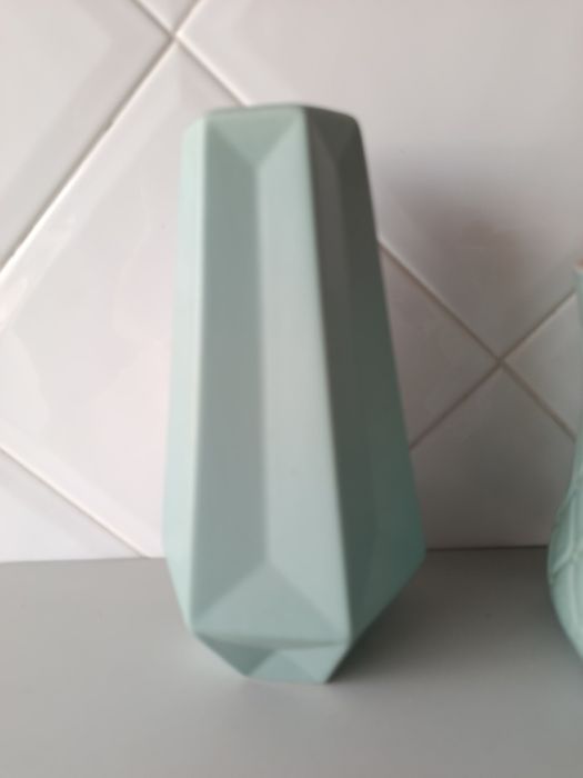 Vasos IKEA verde turquesa