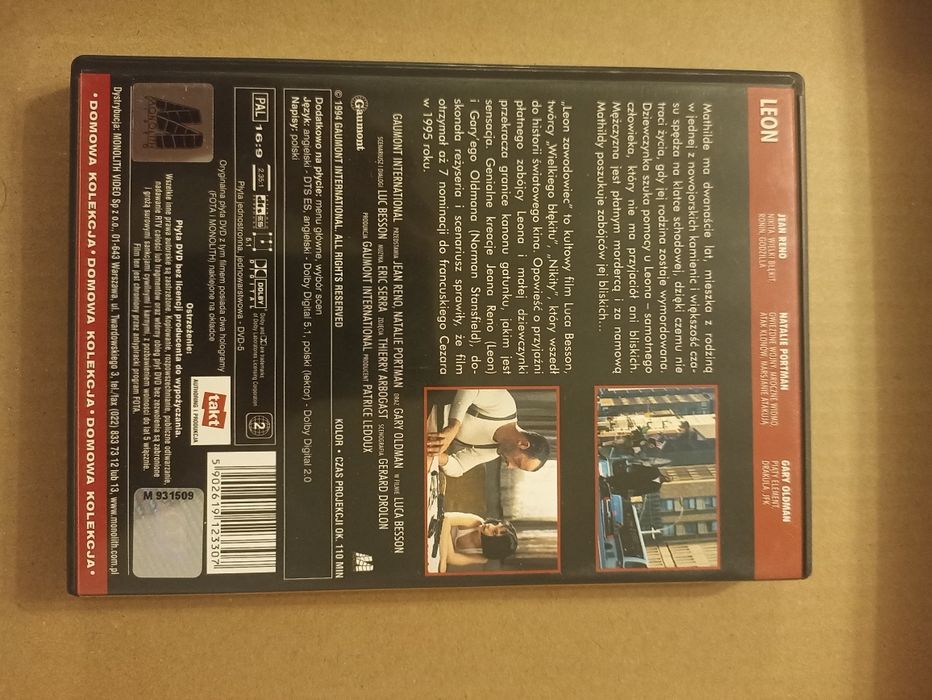 Leon Zawodowiec film DVD