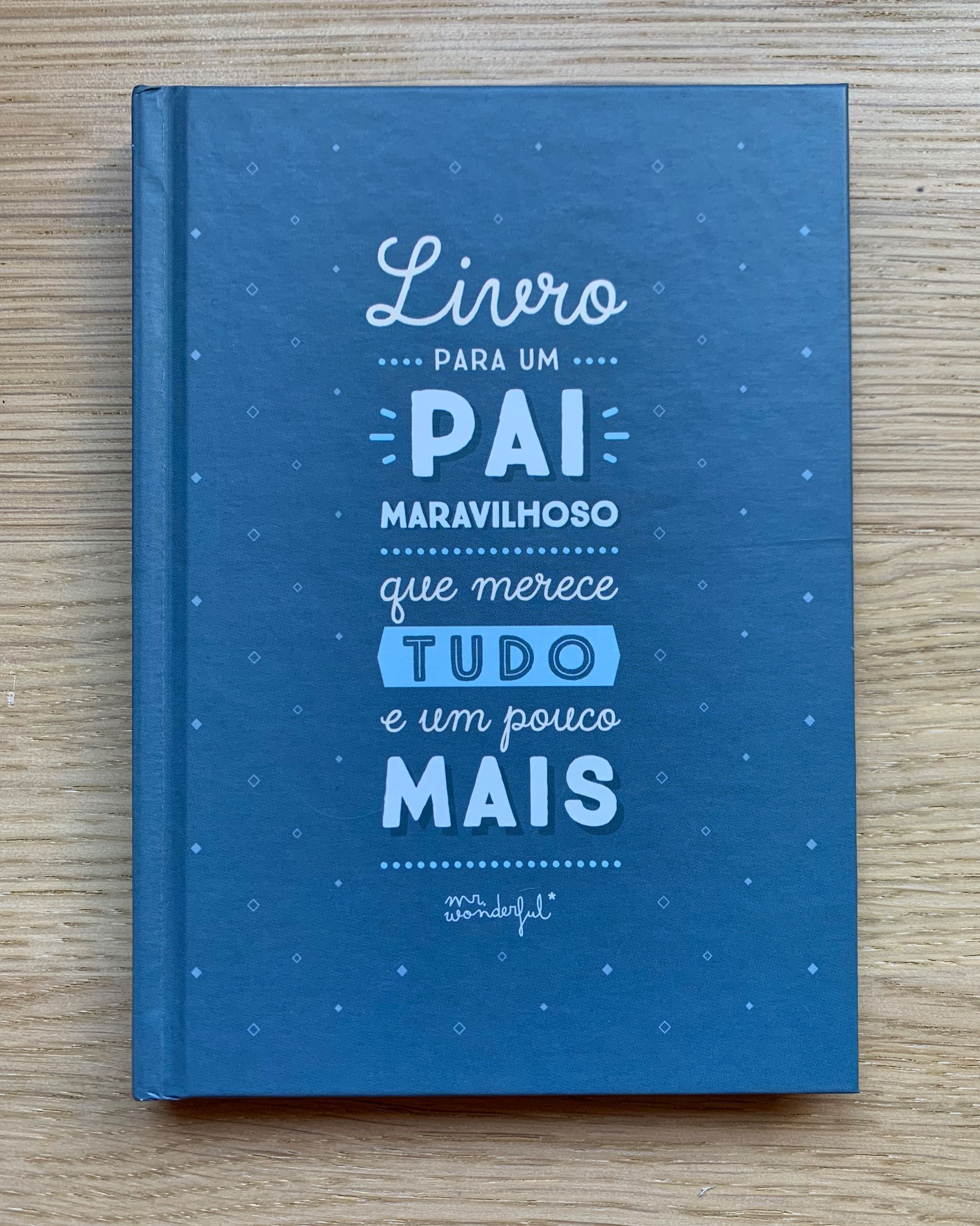 Livro preenchível "Para um pai maravilhoso", Mr. Wonderful