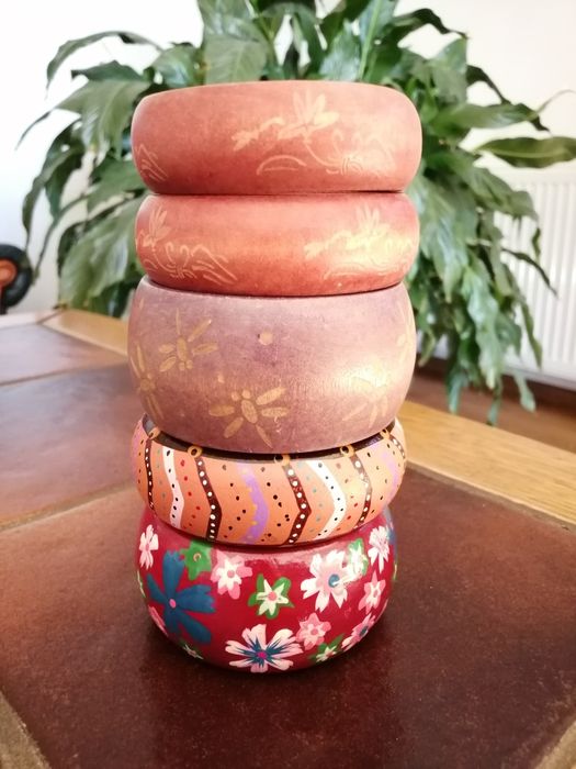 Drewniane bransoletki