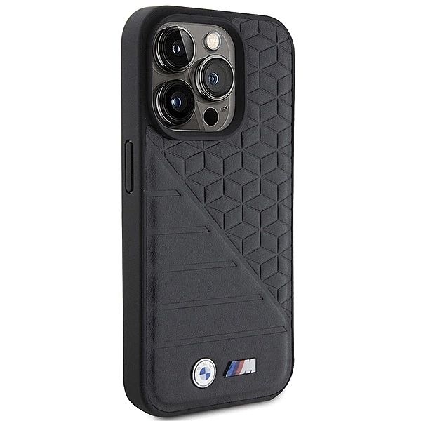 Etui BMW Bi Pattern na iPhone 15 Pro - czarne