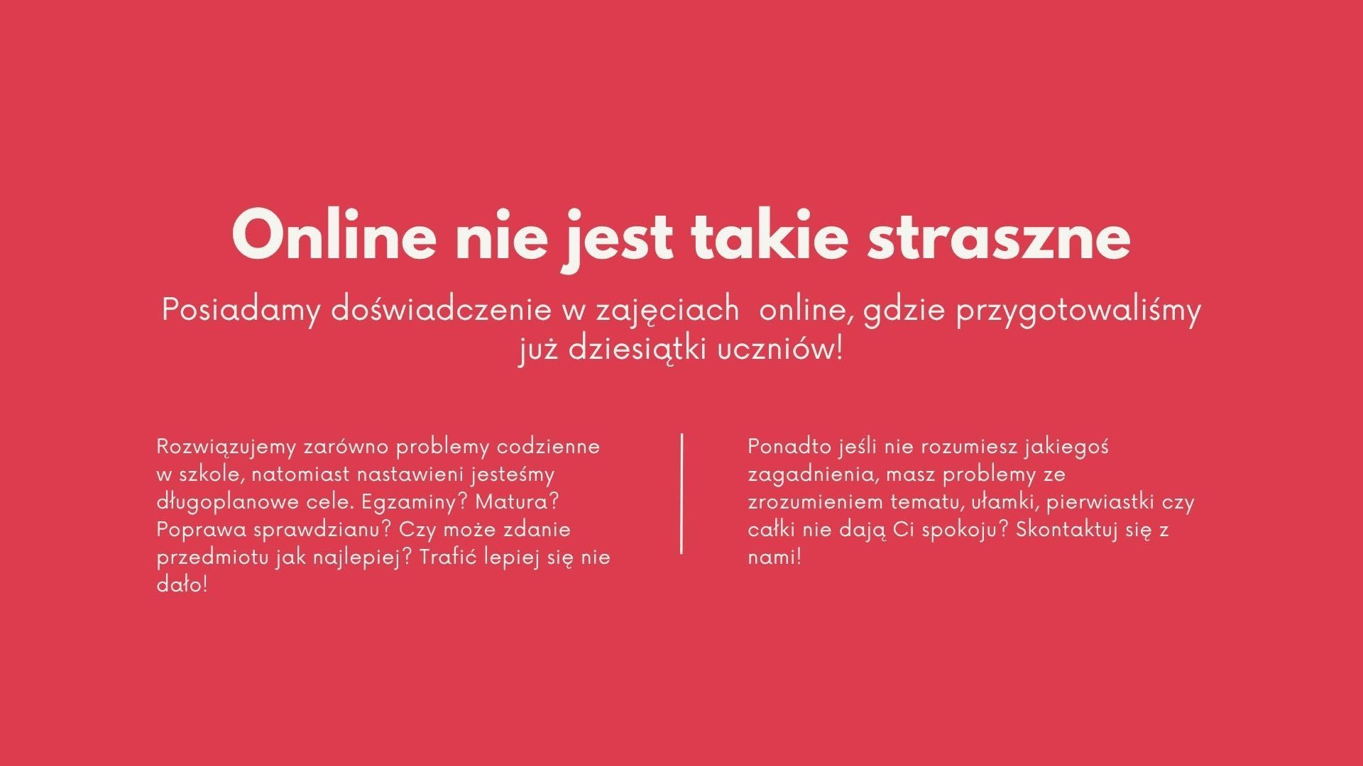 Korepetycje matematyka, fizyka, informatyka