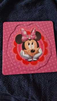 Puzzle 3 sztuki  minnie mouse