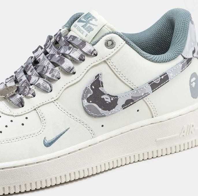 Мужские кроссовки Nike Air Force 1 x BAPE 40-45 найк аир форсе