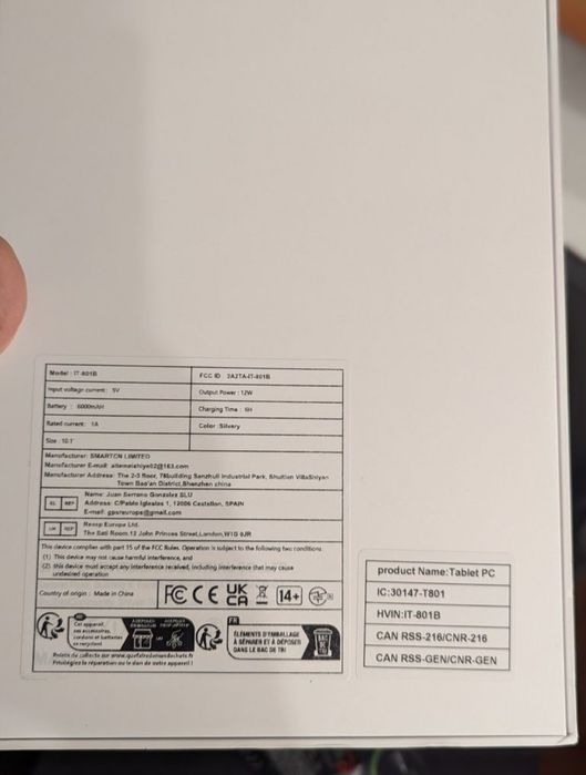Планшет ATMPC IT-801B 4/128GB