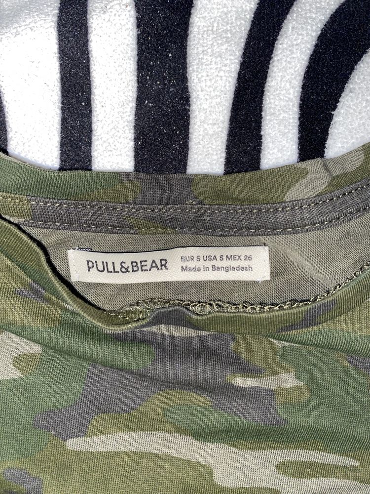 pull&bear krótka koszulka damska S