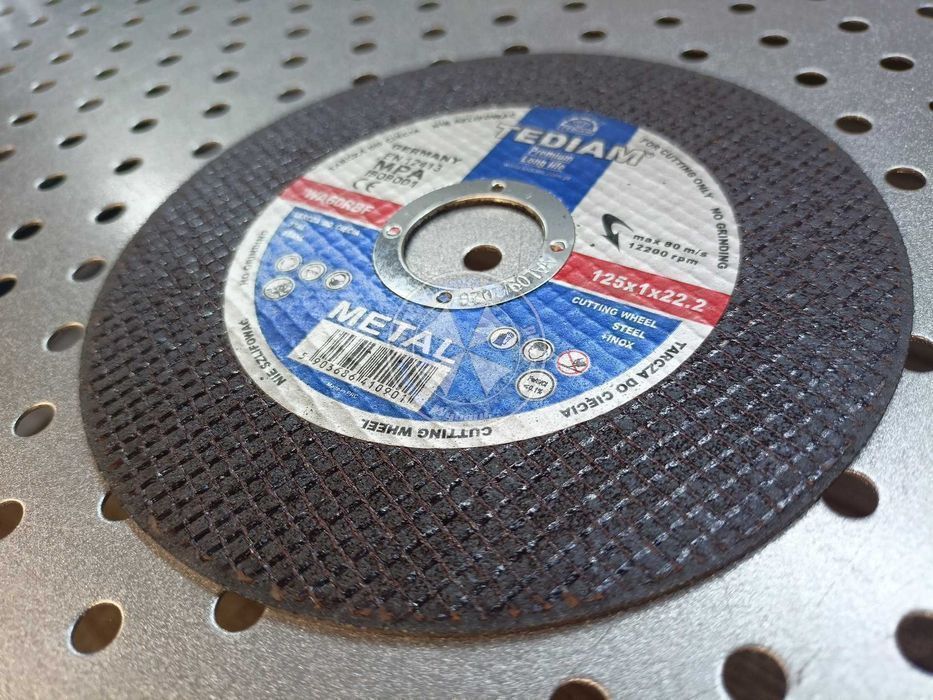50 sztuk Tarcza do cięcia metalu 125x1,0mm tarcza do METALU 125mm
