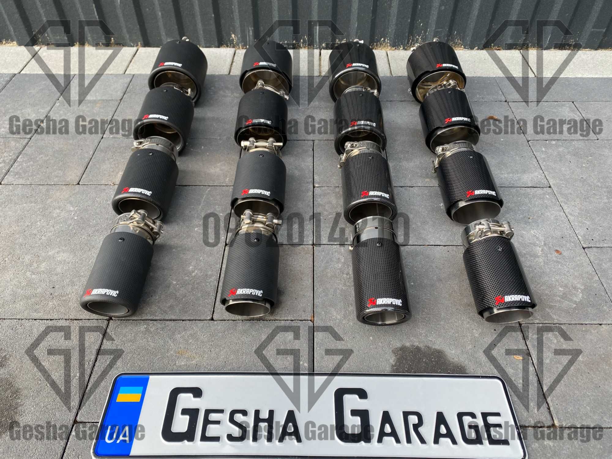 Розпродаж насадки глушителя глушника akrapovic акрапович різні розміри