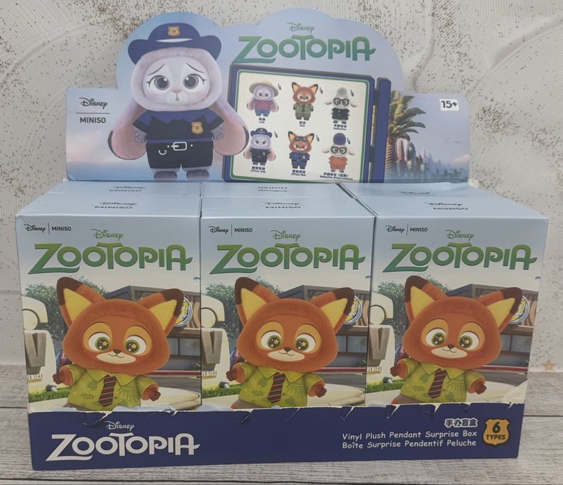 Оригінал! Zootopia Miniso Disney Зоотопия Зверополіс Stitch Eat Street