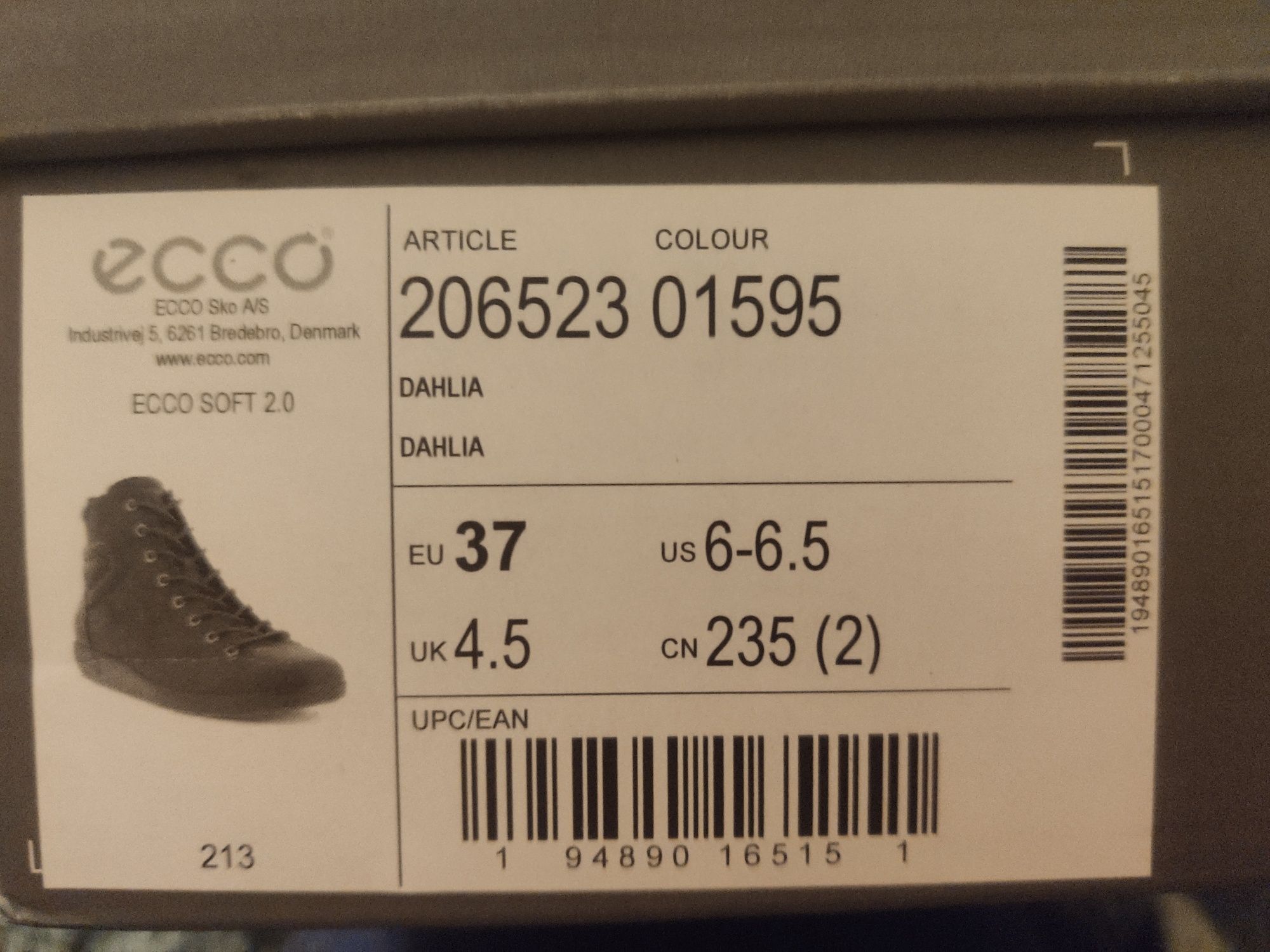 Nowe botki buty Ecco soft 2.0