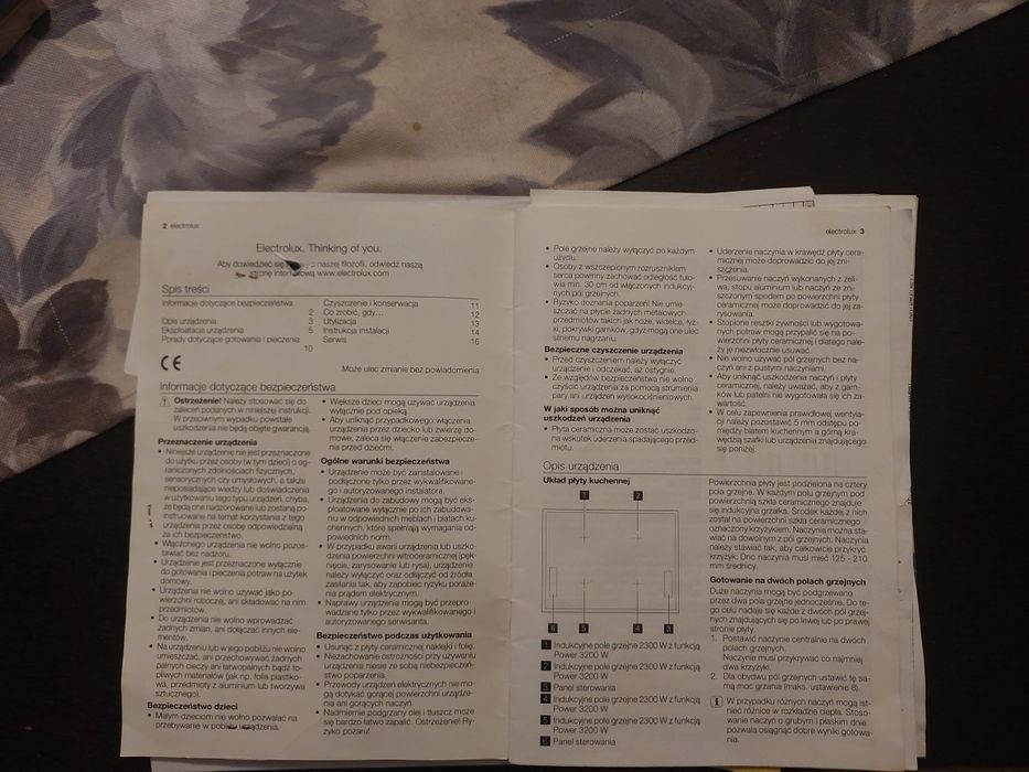 Płyta indukcyjna electrolux