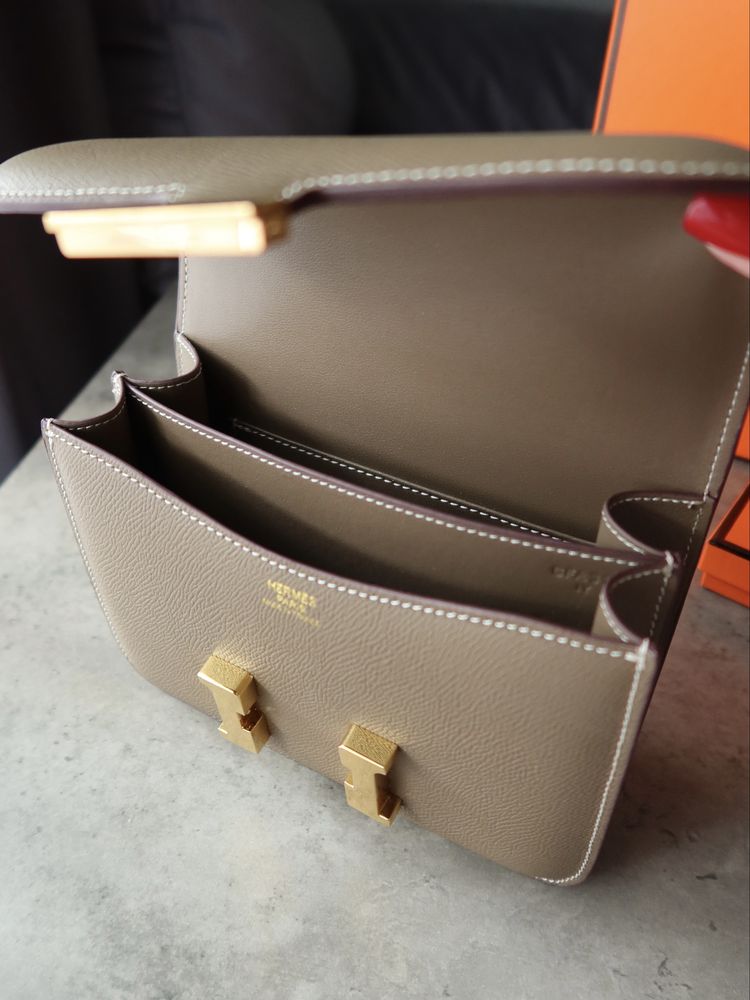 Сумка Hermes Constance / шкіра / преміум якість