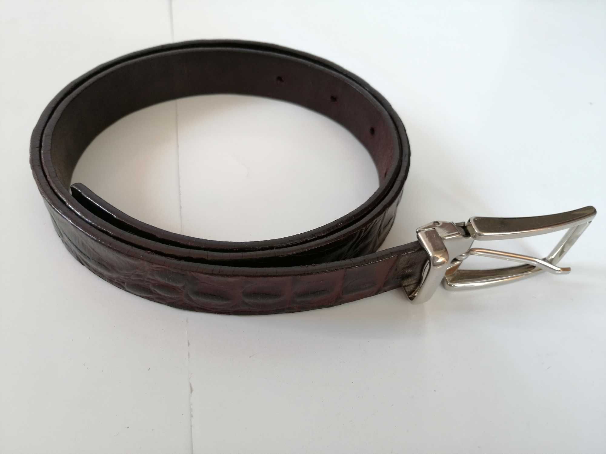 wittchen croco pasek damski brazowy S / M