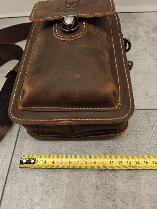 Skórzana saszeta męska