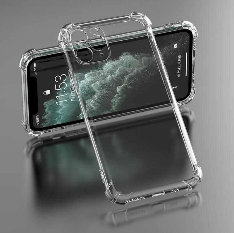 Etui Case Nowe na Smartfon iPhone Serii 11,12,13 Przeźroczysty