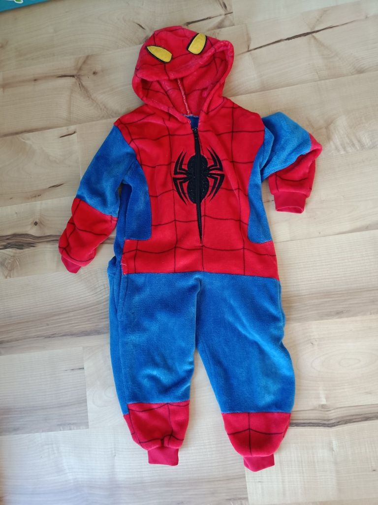 Spiderman kombinezon kigurumi strój rozm 116