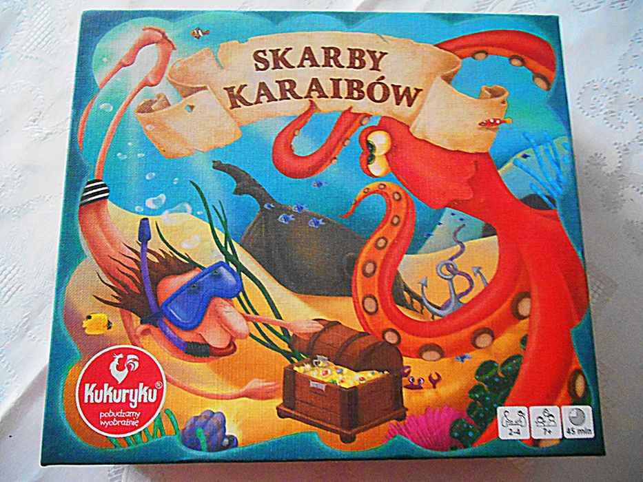 Skarby Karaibów gra planszowa wiek 7+