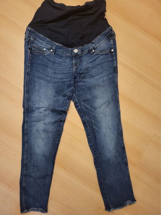 spodnie jeansowe ciążowe hm