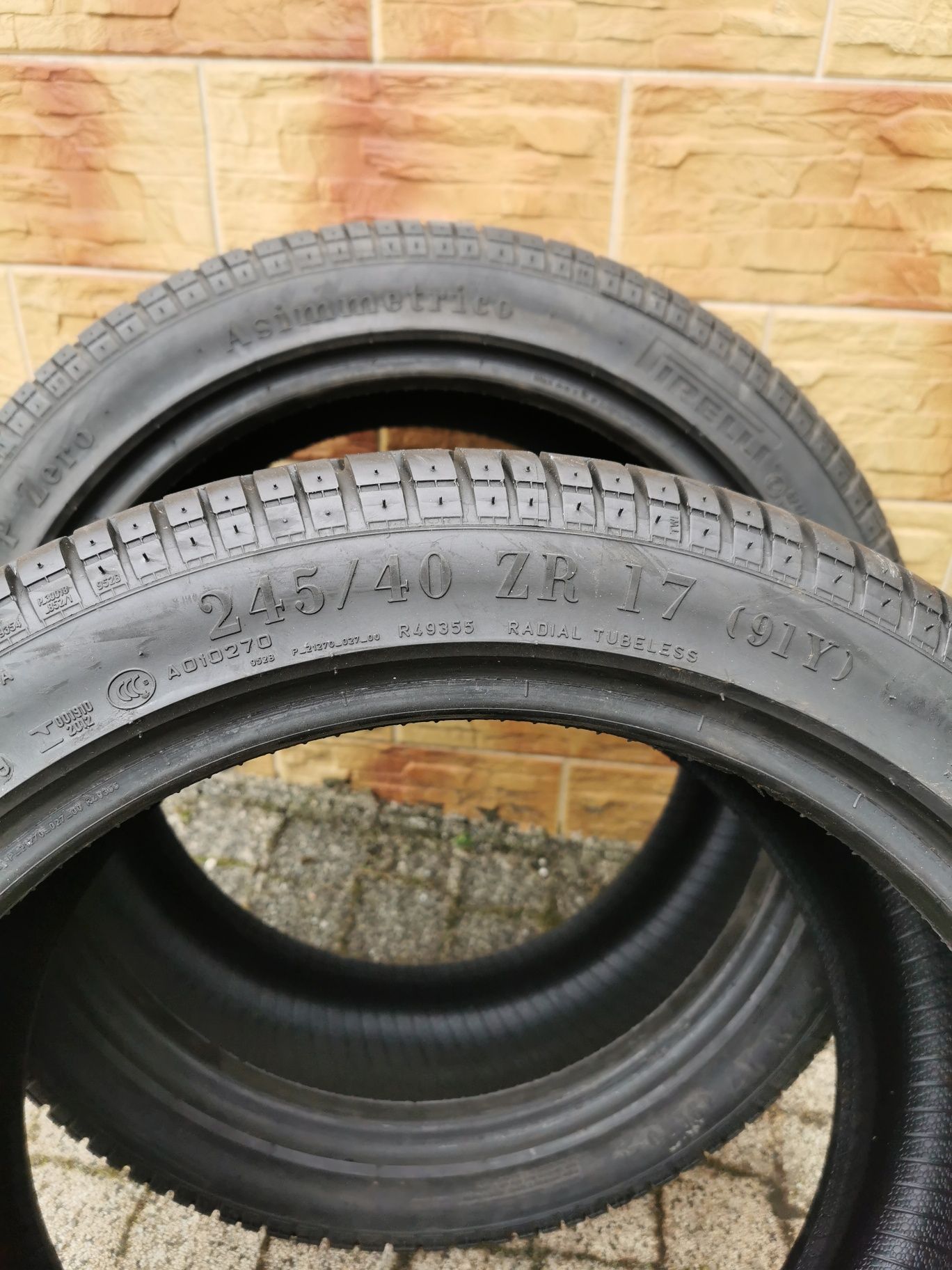 Opony 2szt Pirelli P Zero