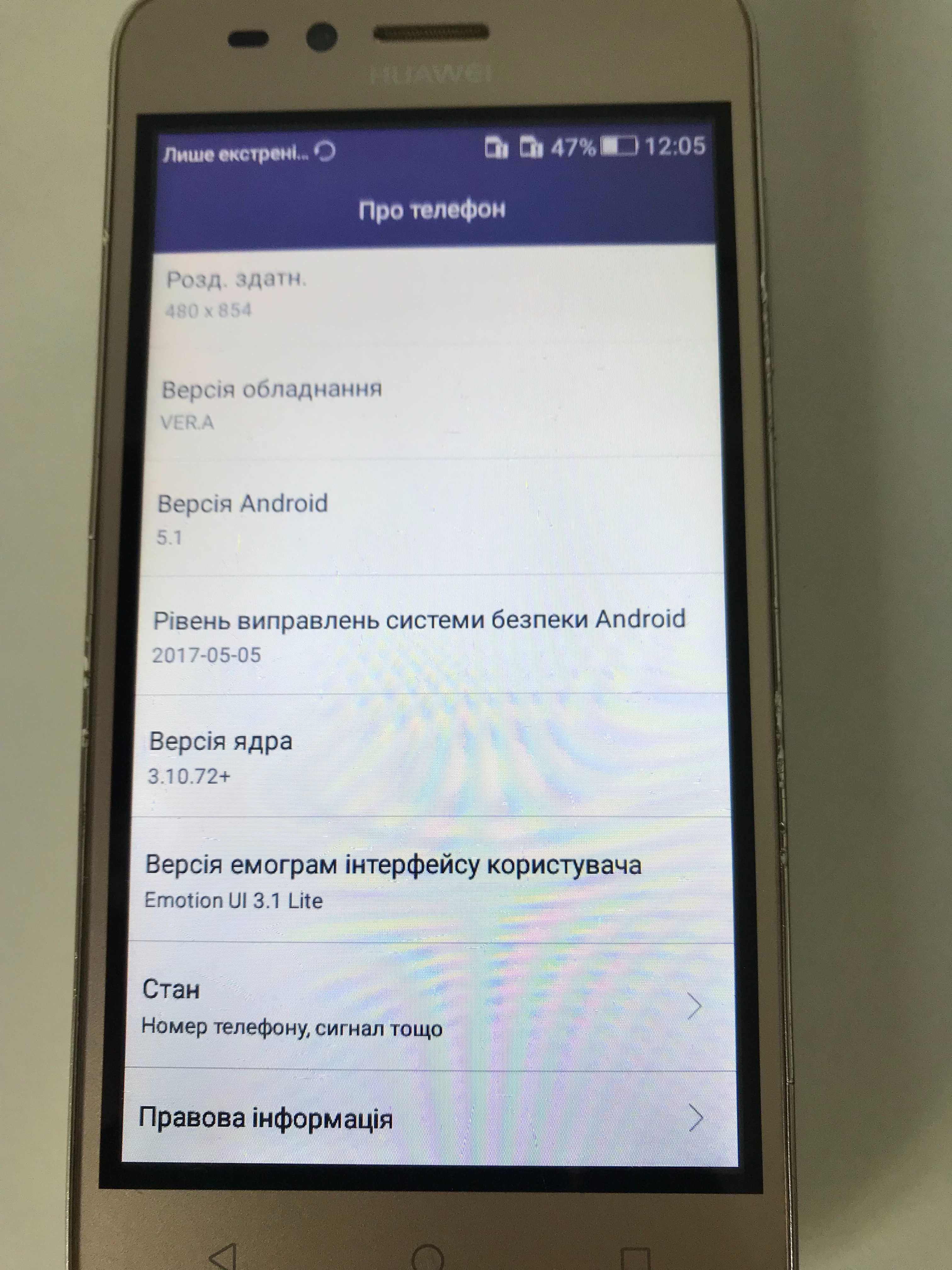 Смартфон HUAWEI Y3 II  (LUA-U22)