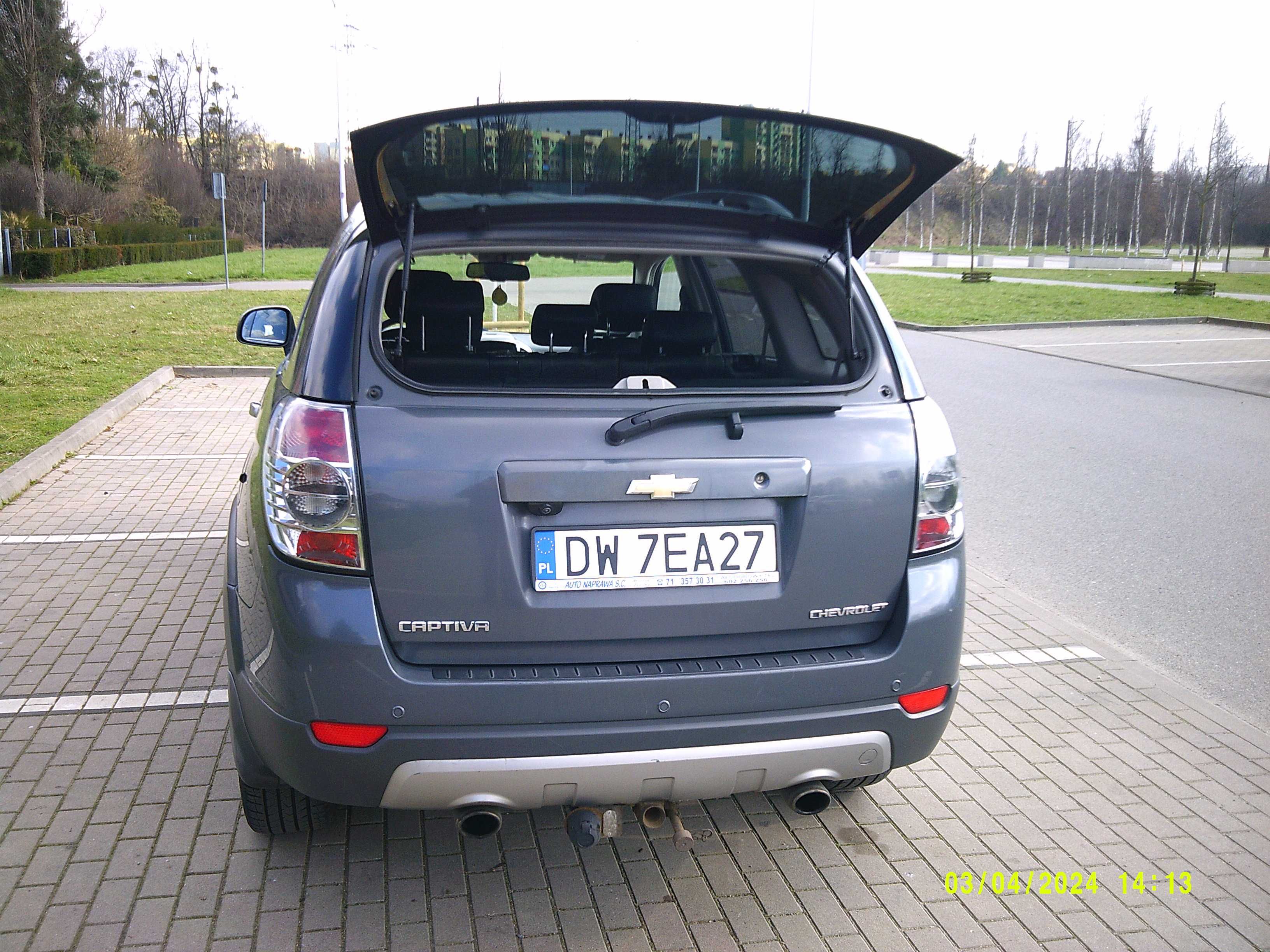 Chevrolet Captiva 2,2 D. LTZ,4x4, 7miejsc,Hak hol. Salon Pol,2011-12r.