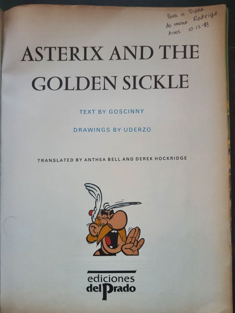 Livro Asterix usado